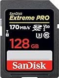 SanDisk Extreme PRO 128GB SDXC Memory Card up to 170MB/s, UHS-1,...