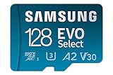 Samsung EVO Select (2021) microSD-Karte + SD-Adapter, 128 GB,...