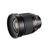 Walimex Pro 19711 16mm 1:2,0 DSLR-Weitwinkelobjektiv für Canon...