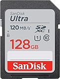 SanDisk Ultra 128GB SDXC Memory Card, Up to 120 MB/s, Class 10,...