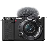 Sony Alpha ZV-E10 | APS-C spiegellose Vlog-Kamera (schwenkbarer...